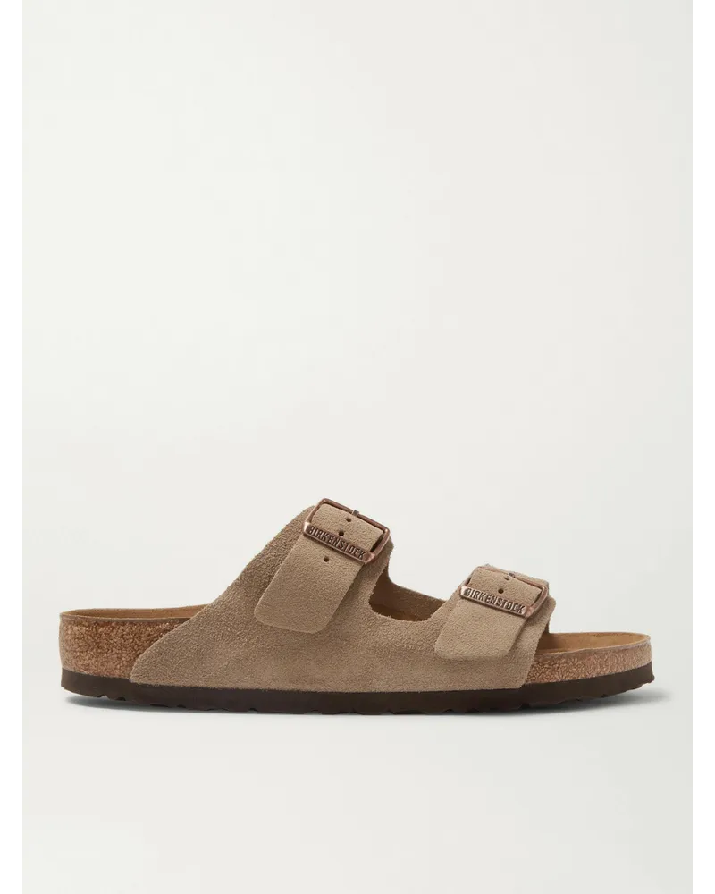 Birkenstock Sandali in camoscio Arizona Neutri