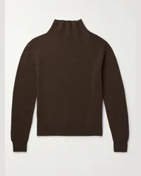 The Row Pullover in cashmere a costine con collo a lupetto Daniel Marrone