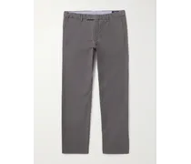 Pantaloni chino slim-fit in twill di misto cotone