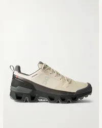 ON Running Sneakers da trail running in mesh c finiture in gomma impermeabile Cloudwander Bianco