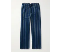 Pantaloni da pigiama in flanella di cotone spazzolata a righe Kelburn 38