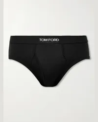 Tom Ford Slip in misto modal e cotone stretch Nero