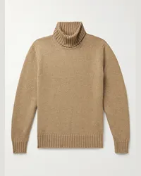 Loro Piana Pullover a collo alto in cashmere Grafton Marrone