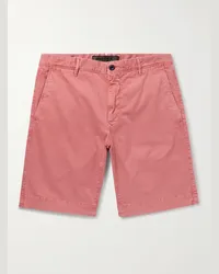 Incotex Bermuda slim-fit in twill di cotone Rosa