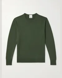 ALLUDE Pullover in cashmere Verde