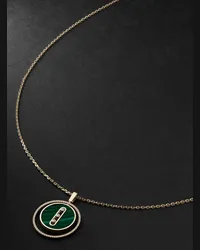 Messika Collana in oro con malachite e diamanti Lucky Move Oro