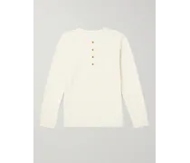 Maglia henley in jersey di cotone