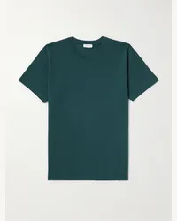 Sunspel T-shirt in jersey di cotone Supima Riviera Verde