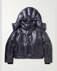 Moncler Dingyun Zhang Josa Logo-Appliquéd Quilted Shell Hooded Down Jacket Blu