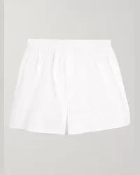 Sunspel Boxer in cotone Bianco