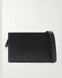 Gucci Pochette mini in pelle testurizzata Nero