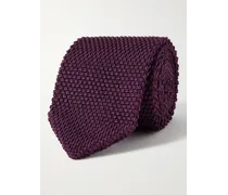 Cravatta in maglia di seta, 7 cm