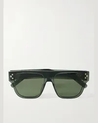 Dior Occhiali da sole in acetato con montatura D-frame CDDiamond S6I Verde