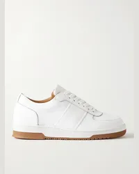 MR P. Sneakers in pelle pieno fiore Atticus Bianco