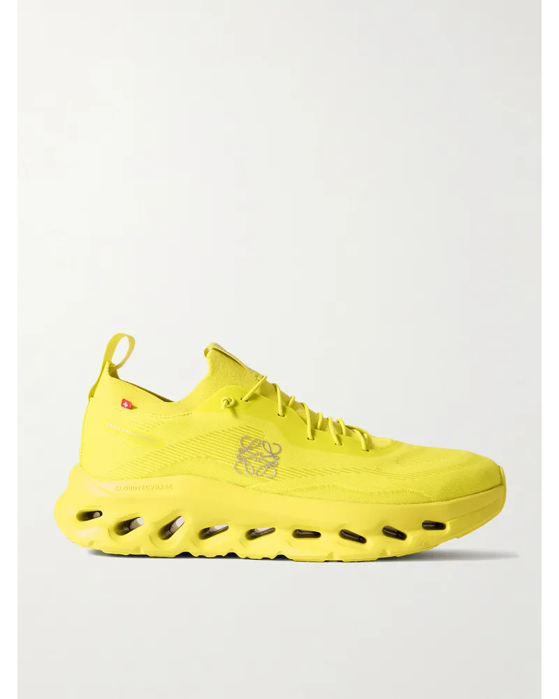 Loewe ON Sneakers in maglia stretch Cloudtilt 2.0 Giallo