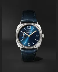 OFFICINE PANERAI Orologio automatico 40 mm in acciaio inossidabile con cinturino in alligatore Radiomir Quaranta, N. rif. PAM01293 Blu