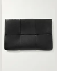 Bottega Veneta Portadocumenti in pelle Intrecciato Urban Nero