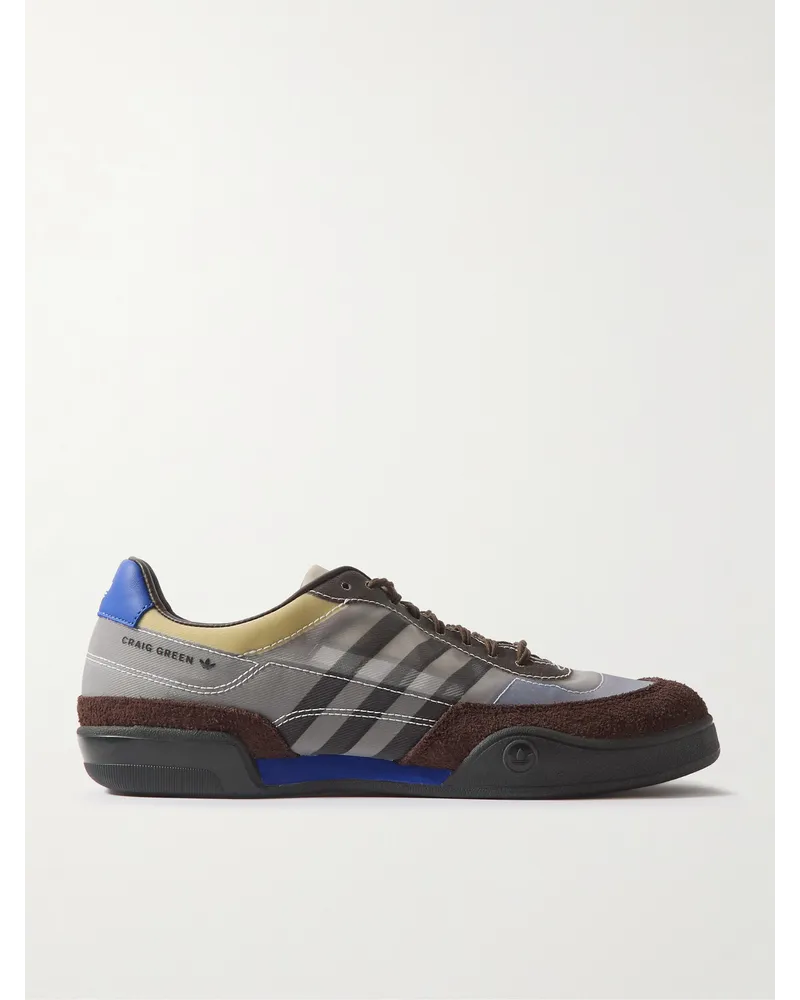 adidas Craig Green Sneakers in tela con finiture in camoscio Squash Polta AKH Nero