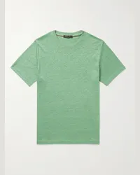 Loro Piana T-shirt in lino Verde