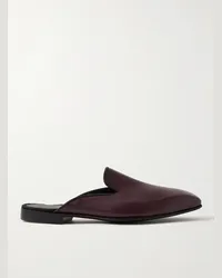 George Cleverley Slipper in pelle Viola