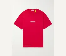 T-shirt in jersey di cotone con logo stampato 7 Moncler FRGMT Hiroshi Fujiwara