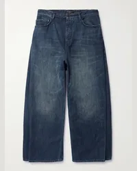 Balenciaga Jeans a gamba larga a strati Blu