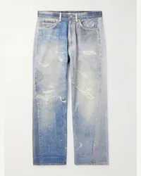 Our Legacy Jeans a gamba dritta stampati Third Cut Blu