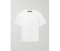 Confezione da tre t-shirt slim-fit in jersey di cotone con logo applicato