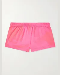 Balenciaga Shorts a gamba dritta in jersey di cotone Rosa