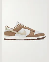 Nike Sneakers in camoscio e pelle Dunk Low PRM Marrone