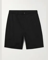 Snow Peak Shorts a gamba dritta in misto cotone e nylon Light Mountain Nero