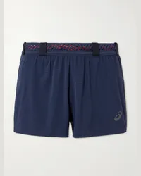 Asics Shorts a gamba dritta in ripstop riciclato traforato Metarun Blu