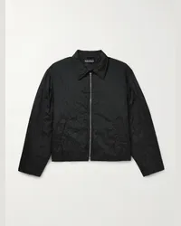 Our Legacy Blouson in shell increspato Slight Nero