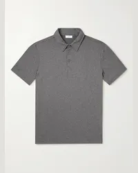 Onia Polo in jersey stretch Ultralite Everyday Grigio