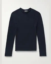 The Row Pullover in misto cotone e cashmere Anteo Blu