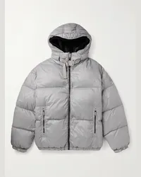 Moncler Piumino con cappuccio in shell trapuntato con interno removibile 6 Moncler 1017 ALYX 9SM Grigio