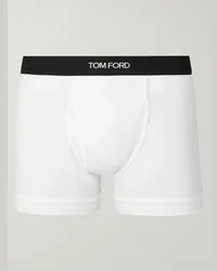 Tom Ford Boxer in cotone stretch Bianco