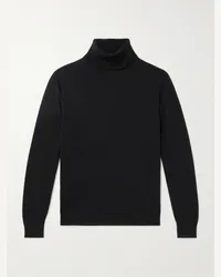 ALLUDE Pullover a collo alto in cashmere Nero