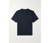 T-shirt in jersey di lino