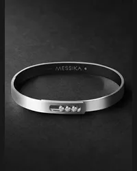 Messika Bracciale in oro bianco con diamanti Move Noa Argento