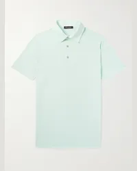 Loro Piana Polo in cotone piqué Verde