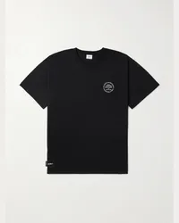 WTAPS T-shirt in jersey di cotone con logo Nero