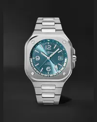 Bell & Ross Orologio automatico 41 mm in acciaio inossidabile BR 05, N. rif. BR05G-PB-ST/SST Blu