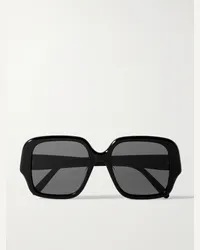 Loewe Occhiali da sole in acetato con montatura quadrata Nero