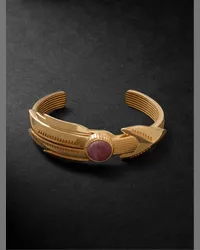 Jacques Marie Mage Bracciale rigido Limited Edition in vermeil con mookaite Natrona Oro