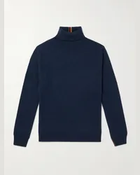 Paul Smith Pullover a collo alto in cashmere Blu