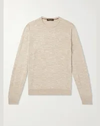 Loro Piana Pullover in misto lino e seta Neutri