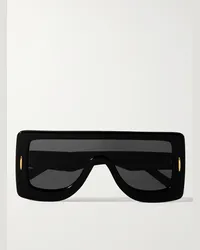 Loewe Occhiali da sole in acetato con montatura D-frame Nero