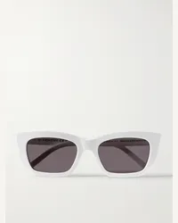 Givenchy Occhiali da sole in acetato con montatura D-frame Bianco