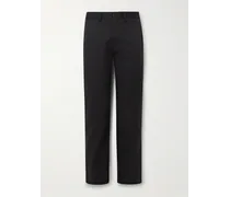Pantaloni chino slim-fit a gamba dritta in twill di misto cotone Bedford